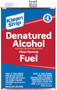 Klean Strip GSL26 Denatured Alcohol Fuel, Liquid, Alcohol, Water White, 1