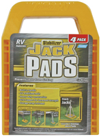 CAMCO 44595 Stabilizer Jack Pad, Resin, Yellow
