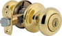 Kwikset Signature Series 740J3SMTCP Keyed Entry Knob, Metal, Polished Brass