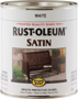 RUST-OLEUM STOPS RUST 7791502 Satin Enamel, Satin, White, 1 qt, Can