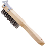 ProSource WB01411S Wire Brush with Scraper, Steel Bristle