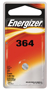 Energizer 364BPZ Button Cell Battery, 364 Battery, Silver Oxide, 1.5 V