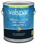 Valspar 027.0003408.007 Wall Paint; Satin; Satin Pastel Base; 1 gal Can