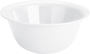 Sterilite 0711 Mixing Bowl; 6 qt Capacity; 12-3/4 in Dia; Plastic; White