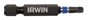IRWIN 1837476 Power Bit, #2 Drive, Square Recess Drive, 1/4 in Shank, Hex