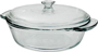 Oneida Oven Basics Series 81932OBL11 Casserole Dish, 2 qt Capacity, Glass,