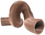 CAMCO 39621 Sewer Hose, 10 ft Extended, 16 in Compressed L, HTS Vinyl, Brown