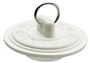 Plumb Pak Duo Fit Series PP820-6 Drain Stopper, Rubber, White, For: 1-5/8 to