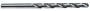 IRWIN 81105 Jobber Drill Bit, 0.206 in Dia, 3-3/4 in OAL, Spiral Flute,