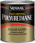Minwax 63010444 Polyurethane Paint, Liquid, Clear, 1 qt, Can