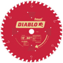 Diablo D1244X Circular Saw Blade; 12 in Dia; 1 in Arbor; 44-Teeth; Carbide