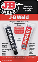 J-B WELD 8265S Cold Weld Epoxy, Dark Gray, Solid, 2 oz Tube