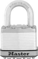 Master Lock Magnum Series M5XKAD Padlock, Keyed Different Key, 3/8 in Dia