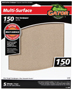 Gator 4442 Sanding Sheet, 11 in L, 9 in W, 150 Grit, Fine, Aluminum Oxide