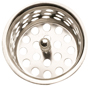 Plumb Pak PP820-30 Basket Strainer with Post, 1-1/2 in Dia, Chrome, For: