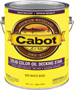 Cabot 140.0001601.007 Decking Stain, Opaque, White, Liquid, 1 gal