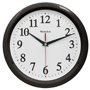 Westclox 461861 Wall Clock; Round; Analog; Analog Display; Plastic Frame;