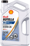 Shell Rotella T4 550045144 Engine Oil, 10W-30, 1 gal Jug