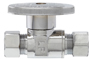 Plumb Pak PP2071LF Shut-Off Valve, 3/8 x 3/8 in Connection, Compression,