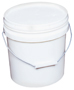 ENCORE Plastics 20256 Paint Pail, 2 gal Capacity, HDPE, White