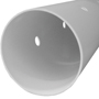 JM Eagle 1982 Sewer Pipe, 4 in, 10 ft L, Solvent Weld, PVC, White