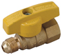 BrassCraft PSSL-12 Gas Ball Valve, 3/8 x 1/2 in Connection, Flared x FIP, 5