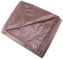 ProSource T1216BB90 Tarpaulin, 16 ft L, 12 ft W, Brown