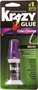 Krazy Glue Color-Change KG98848R Brush-On Glue; Liquid; Irritating; Purple;