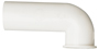 Plumb Pak PP855-78 Disposal Drain Elbow, Plastic, White, For: InSinkErator