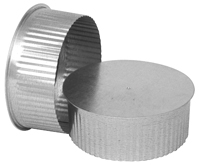 Imperial GV0734 Round End Cap, Galvanized