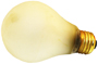Rhinocoat Safe Line 12992 Incandescent Lamp, 100 W, 120 V, A21, Medium