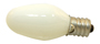 Sylvania 13553 Incandescent Lamp, 120 V, 4 W, Candelabra E12