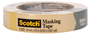Scotch 2020-24U-F Masking Tape, 55 m L, 24 mm W, 0.0052 in Thick, Rubber