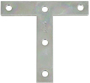 National Hardware 116BC Series N266-445 T-Plate, 4 in L, Steel, Zinc