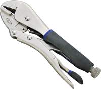 Vulcan Locking Plier, 7 In Oal Straight Jaw, Molded Grip