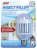 Pic IKC Insect Killer Bulb, 120 V, 65 W, LED Lamp, Ivory