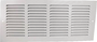 ProSource 1RA1406 Air Return Grille, 14 in L x 6 in W, White