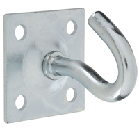 National Hardware 2048 N121-087 Clothesline Hook, 140 lb, 2.38 in L, Steel,