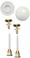 Keeney K835-171 EZ Install Cap and Bolt Set, White