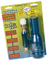 Drain King VIP1 Drain Opener Kit, 1 to 2 in Drain