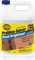 Cabot Problem-Solver 140.0008003.007 Wood Brightener, Liquid, Clear Blue, 1