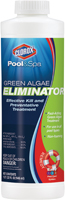 Clorox 42232CLX Algae Eliminator; 32 oz; Liquid; Slight; Blue/Green