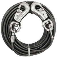 Boss Pet PDQ Q682000099 Super Beast Tie-Out, 20 ft L Belt/Cable, For: Dogs