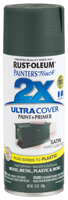 RUST-OLEUM PAINTER'S Touch 249074 Satin Spray Paint, Satin, Hunt Club Green,