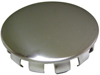 Plumb Pak PP815-11 Faucet Hole Cover, Snap-In, Stainless Steel, For: Sink