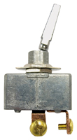 CALTERM 41770 Toggle Switch, 12 VDC, Panel Mounting, Chrome