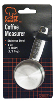 CHEF CRAFT 21043 Coffee Measure, 1 oz Capacity, Metric Graduation, Stainless