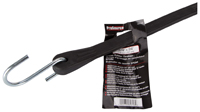 ProSource FH64088-1 Tie-Down, 3/4 in W, 24 in L, EPDM Rubber, S-Hook End