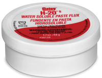 Oatey H-20 Series 30130 Water Soluble Flux, 1.7 oz, Paste, Light Yellow