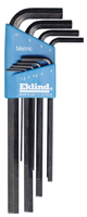 Eklind 10609 Hex Key Set, 9-Piece, Steel, Black